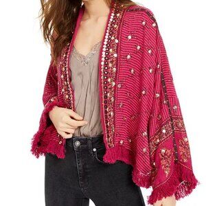 Free People Rays Of Light Beaded Jacket P6285